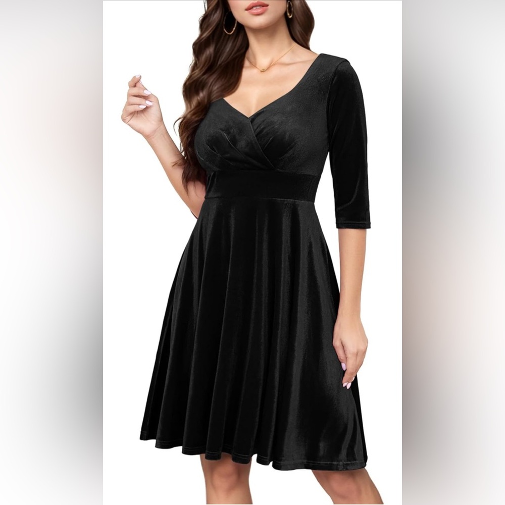 Bbonlinedress Vintage Cocktail Dress 1950s Formal Retro Rockabilly Swing Dress
